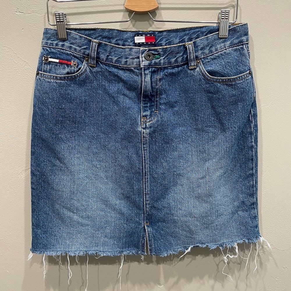 Tommy Hilfiger Y2K Denim Jean Skirt Blue - Size: 9